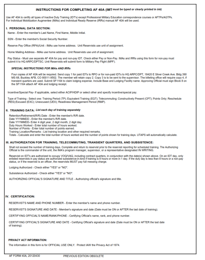 AF Form 40A Record Of Individual Inactive Duty Training Finder Doc af-form-40a-record-of-individual-inactive-duty-training-finder-doc