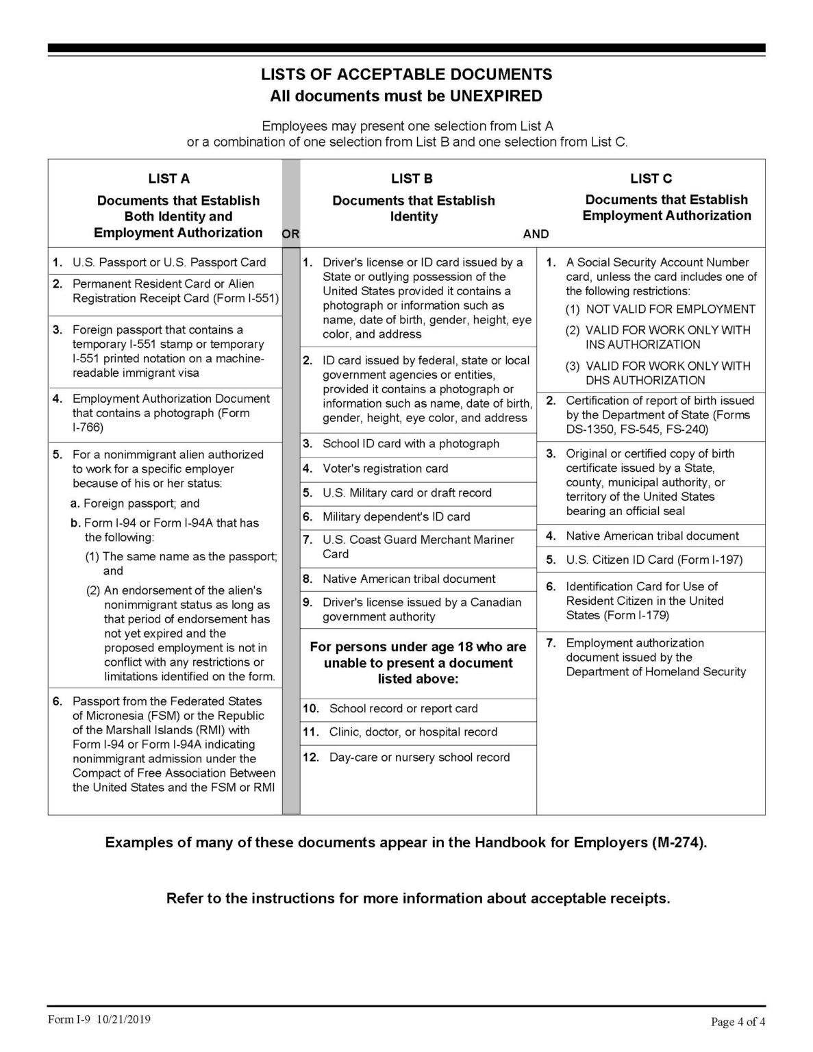 I9 Form 2023 Printable, Fillable PDF 2023 I9 Form