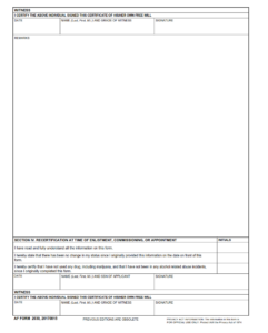 AF Form 2030 – Usaf Drug And Alcohol Abuse Certificate | Finder Doc